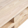 Table basse d'appoint en palettes recyclée
